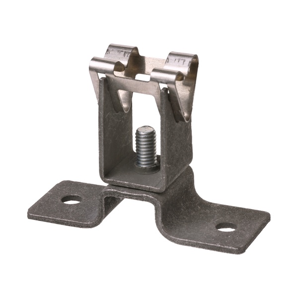 Держатель TDM для гор. и верт. поверхностей стальной фикс. для прута D8 мм высота со шпилькой 100 мм