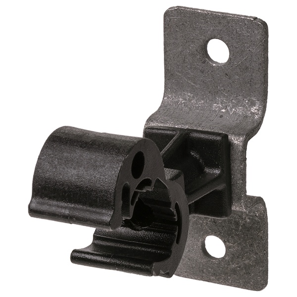 Держатель TDM для гориз. и верт. поверхностей полимер. фиксатор с защелкой для прута D8-10 мм h45 мм