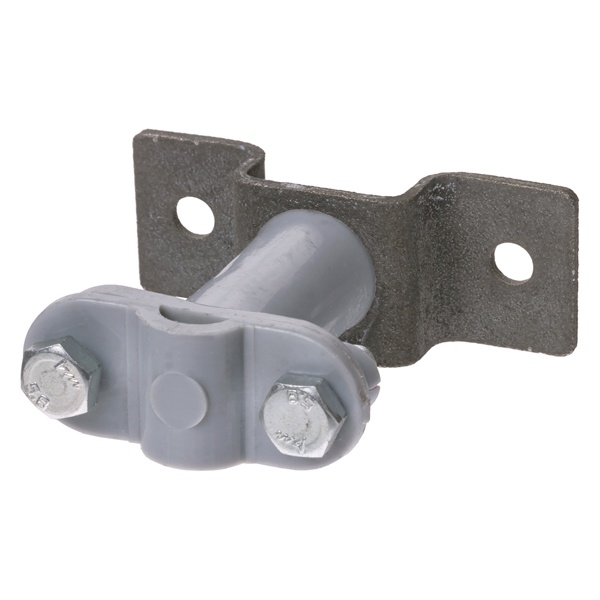 Держатель TDM для гориз. и верт. поверхностей полимерный двухболтовой высота 55мм для прута D6-10 мм