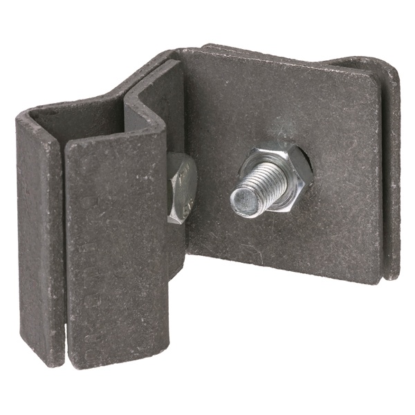 Держатель TDM фальцевый стальной зажим 45х60 мм для прута D6-10 мм, горячее цинкование
