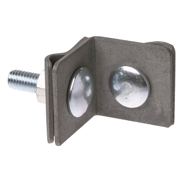 Держатель TDM фальцевый стальной зажим 45х45 мм для прута D6-10 мм, горячее цинкование