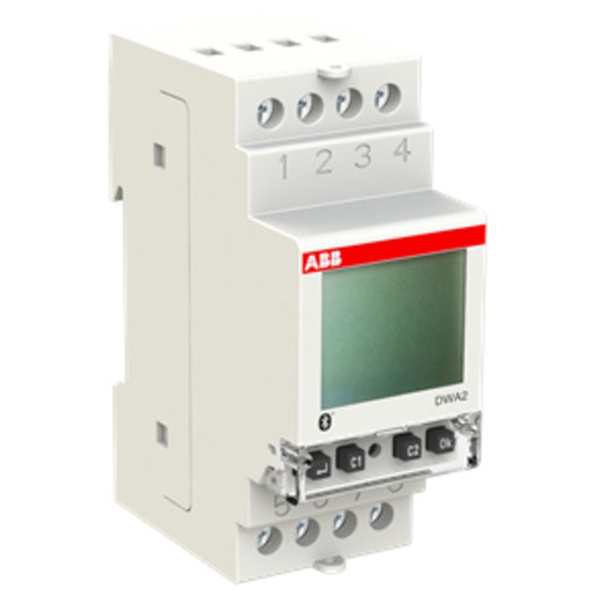 Реле времени недельное цифровое ABB с астрономической функцией 2 канала 16А 2НО/НЗ (DWA2)