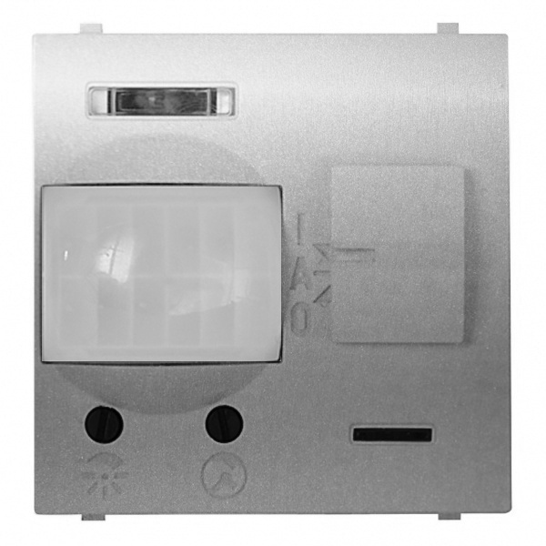 Датчик движения ABB инфракрасный пассивный 2 модуля Zenit, серебристый (N2241 PL)