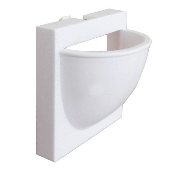 Вывод кабеля на 2 модуля Экопласт, 45х45мм LK45 белый