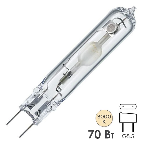 Лампа металлогалогенная Philips CDM-TC Elite 70W/930 3000K G8.5 (МГЛ)