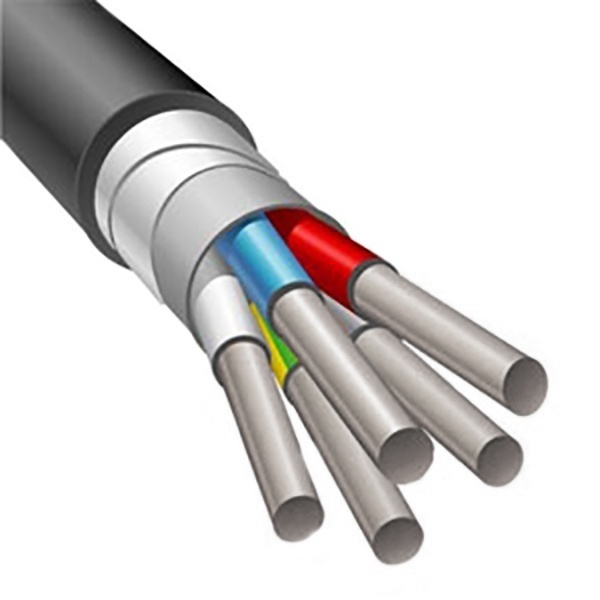 Кабель силовой бронированный АВБШв 5х16 алюминиевый ГОСТ 31996 (АВБбШв)