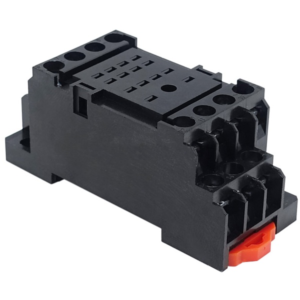 Разъем DEKraft для крепления на DIN-рейку промежуточного реле РР-102 4 контакта (3-5)А IP20