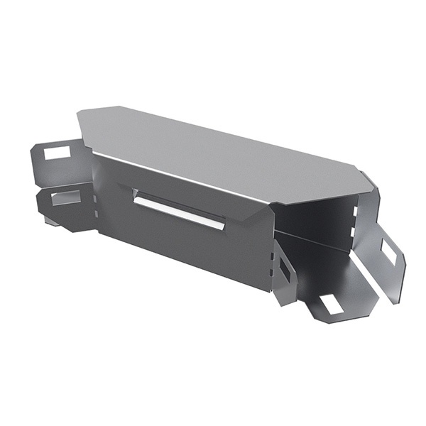 Поворот TDM на 90 град. горизонтальный для кабельных лотков 100х100 мм