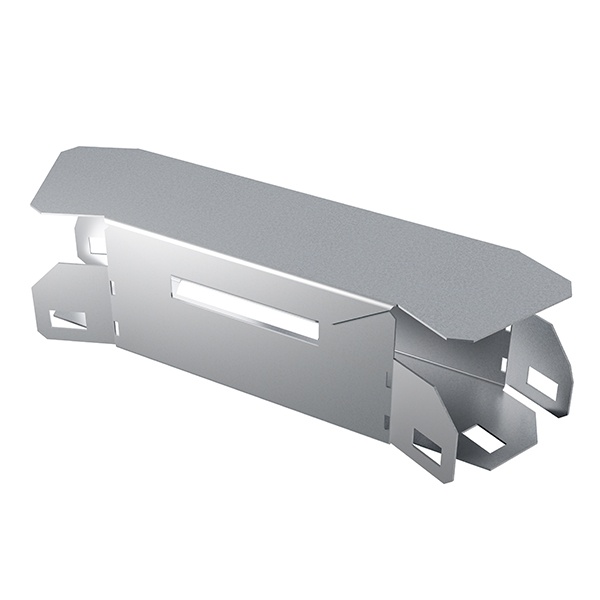 Поворот TDM на 45 град. горизонтальный для кабельных лотков 50х50 мм