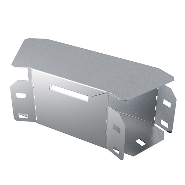 Поворот TDM на 45 град. горизонтальный для кабельных лотков 100х100 мм