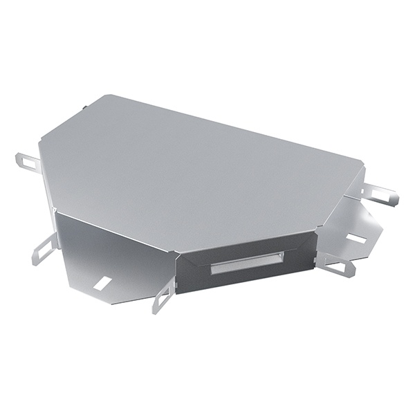 Ответвитель TDM Т-образный горизонтальный для кабельных лотков 35х200 мм