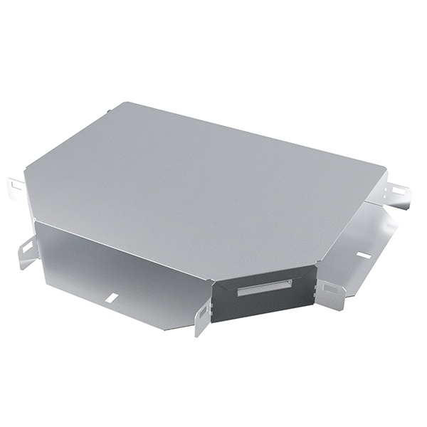 Ответвитель TDM Т-образный горизонтальный для кабельных лотков 50х200 мм