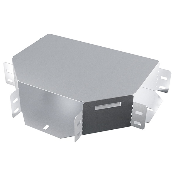 Ответвитель TDM Т-образный горизонтальный для кабельных лотков 80х150 мм