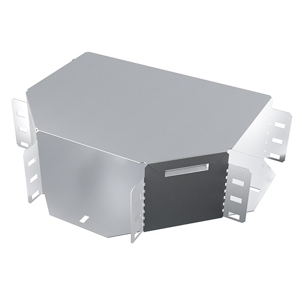 Ответвитель TDM Т-образный горизонтальный для кабельных лотков 100х150 мм