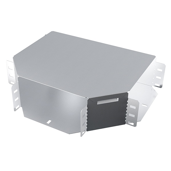 Ответвитель TDM Т-образный горизонтальный для кабельных лотков 100х200 мм