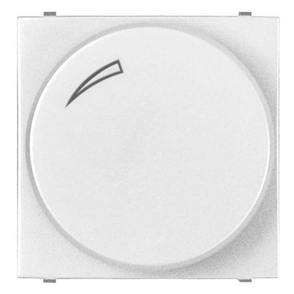 Светорегулятор электронный поворотный 60-500 Вт 2 модуля ABB Zenit, альпийский белый (N2260.2 BL)