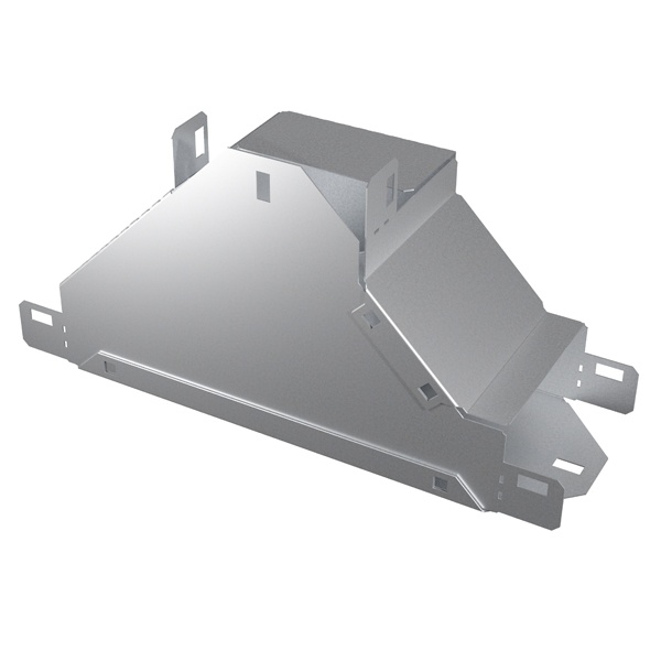 Ответвитель TDM Т-образный вертикальный вверх боковой для кабельных лотков 35х150 мм