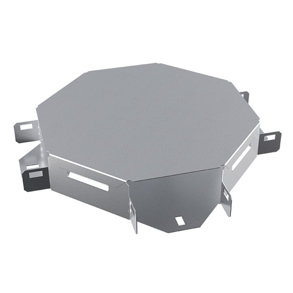 Ответвитель TDM крестообразный для кабельных лотков 50х100 мм