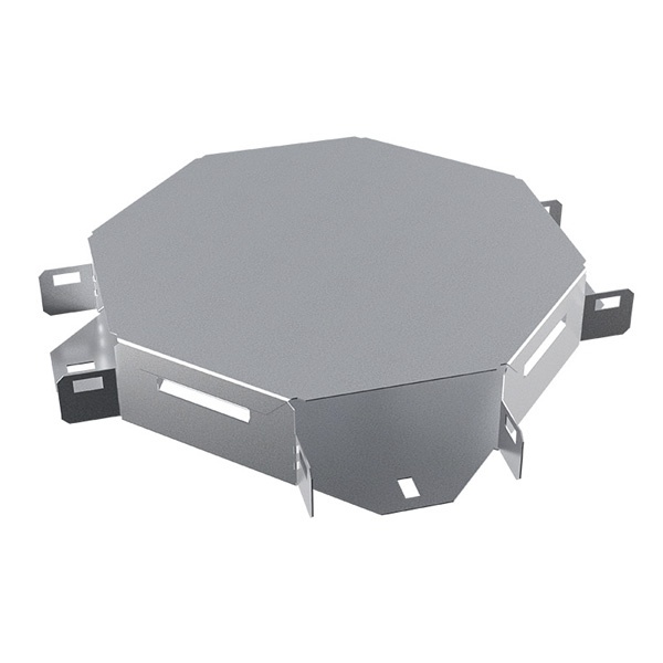 Ответвитель TDM крестообразный для кабельных лотков 80х100 мм