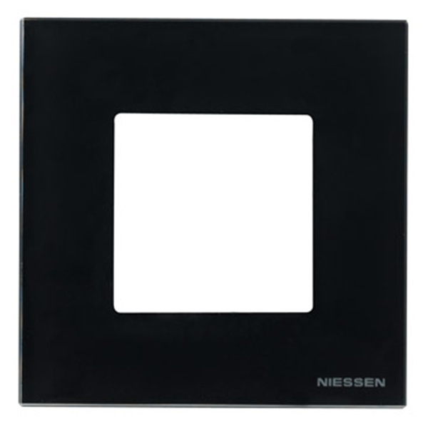 Рамка 1-постовая, 2-модульная, серия Zenit, антрацит (N2271 AN)