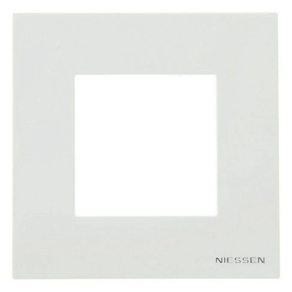 Рамка 1-постовая, 2-модульная, серия Zenit, альпийский белый (N2271 BL)