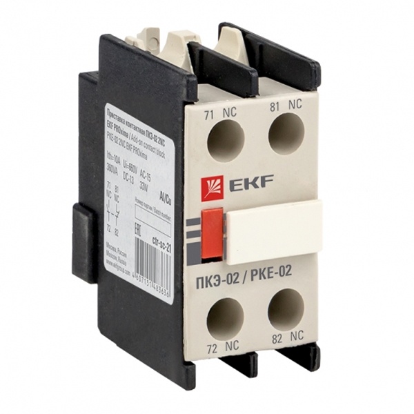 Приставка контактная EKF PROxima ПКЭ-02 2NC