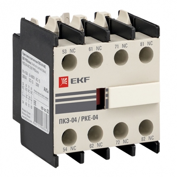 Приставка контактная EKF PROxima ПКЭ-04 4NC