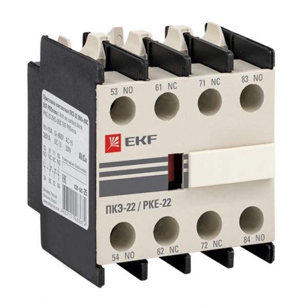 Приставка контактная EKF PROxima ПКЭ-22 2NO+2NC