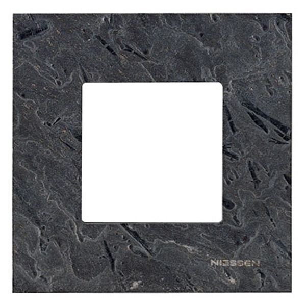 Рамка 1-постовая, 2-модульная, серия Zenit, натуральный сланец (N2271 PZ)