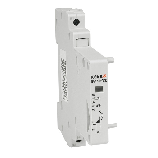 Модуль свободных и сигнальных контактов КЭАЗ ВА47-МССК для ВА47 и АВДТ типа АД12/14