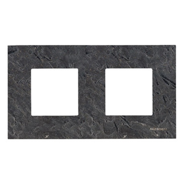 Рамка 2-постовая, серия Zenit, натуральный сланец (N2272 PZ)