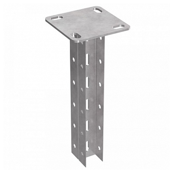 Стойка Промрукав двойная потолочная для средних нагрузок 35х30х1500 пятка 120х120