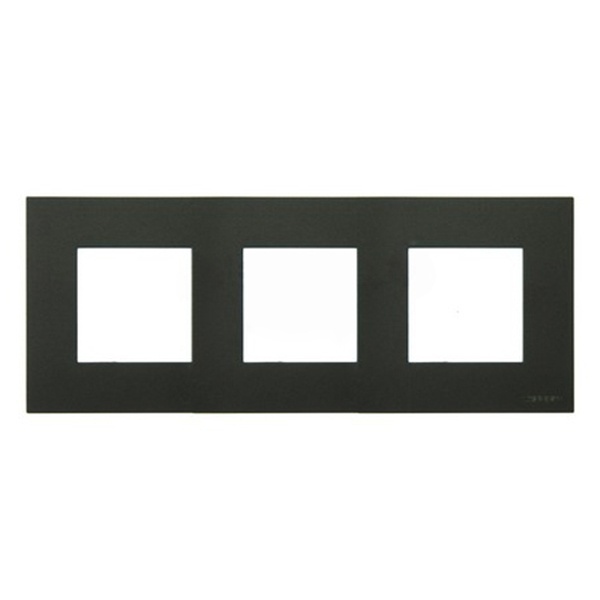 Рамка 3-постовая, серия Zenit, антрацит (N2273 AN)