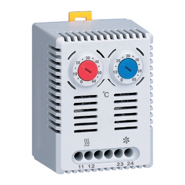 Термостат EKF NO+NC (охлаждение и обогрев) на DIN-рейку 10A 230В IP20