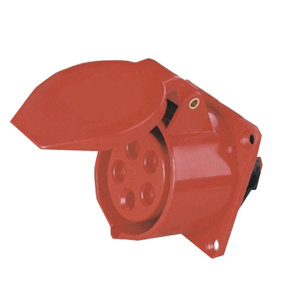 Розетка фланцевая КЭАЗ 325-32А-6h-380AC-3P+PE+N-IP44