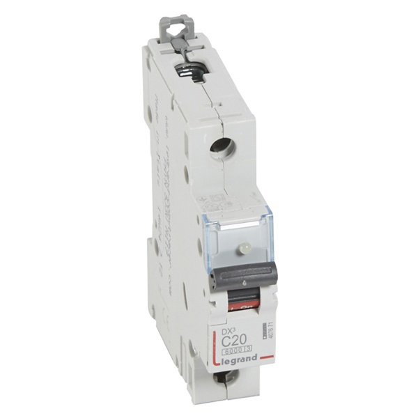 Автоматический выключатель Legrand DX3 1П C20A 6/10kA 1 модуль (автомат электрический)