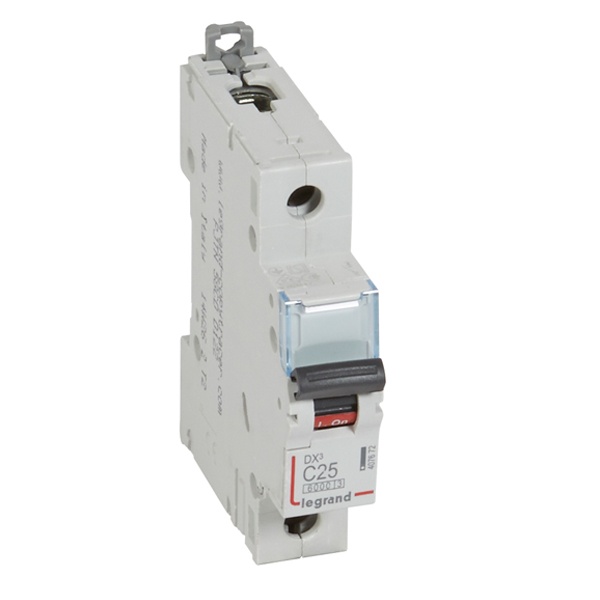 Автоматический выключатель Legrand DX3 1П C25A 6/10kA 1 модуль (автомат электрический)