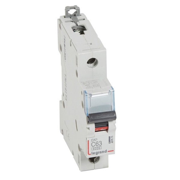 Автоматический выключатель Legrand DX3 1П C63A 6/10kA 1 модуль (автомат электрический)