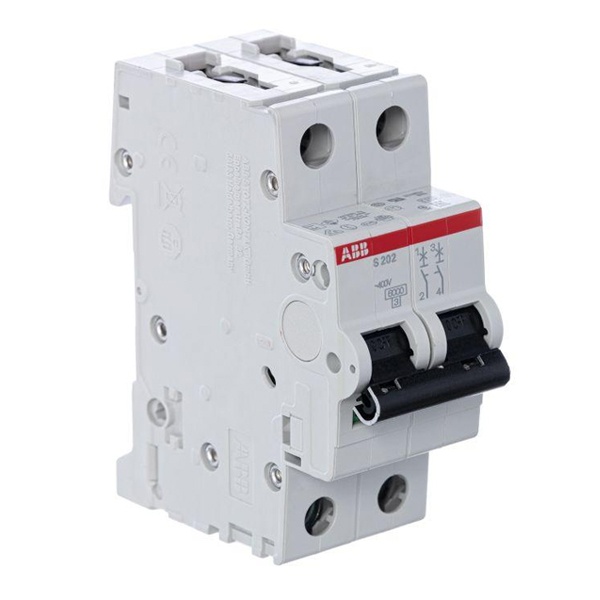 Автоматический выключатель 2-полюсный ABB S202 B50 (автомат электрический)