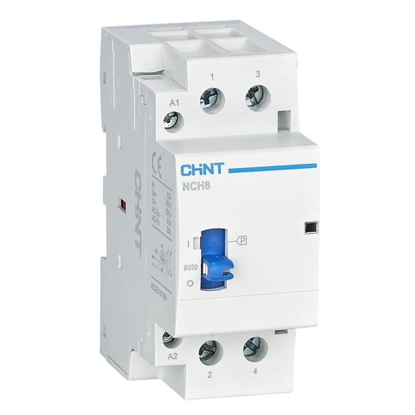 Контактор модульный с ручным управлением Chint NCH8-40M/20 40А 2НО АС220/240В 50/60Гц (R)