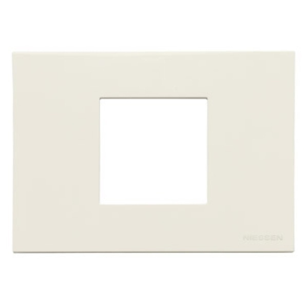 Рамка итальянского стандарта на 2 модуля, серия Zenit, цвет альпийский белый (N2472 BL)