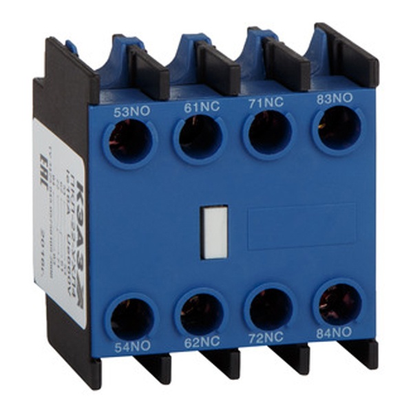 Приставка контактная лицевая КЭАЗ 4NC ПКЛ-04-УХЛ4