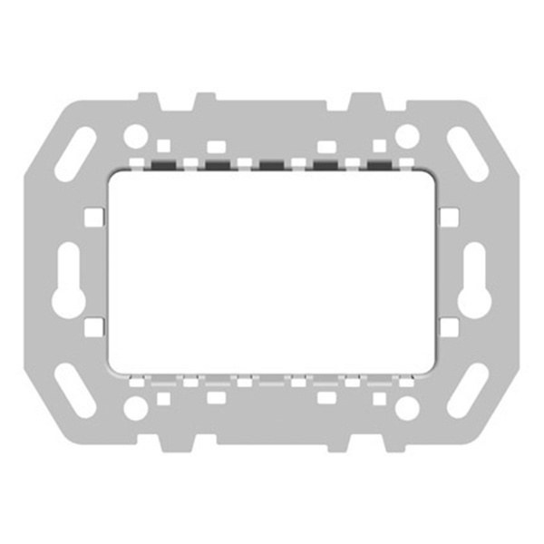 Суппорт для рамок итальянского стандарта на 1-2-3 модуля без монтажных лапок ABB Zenit (N2473.9)