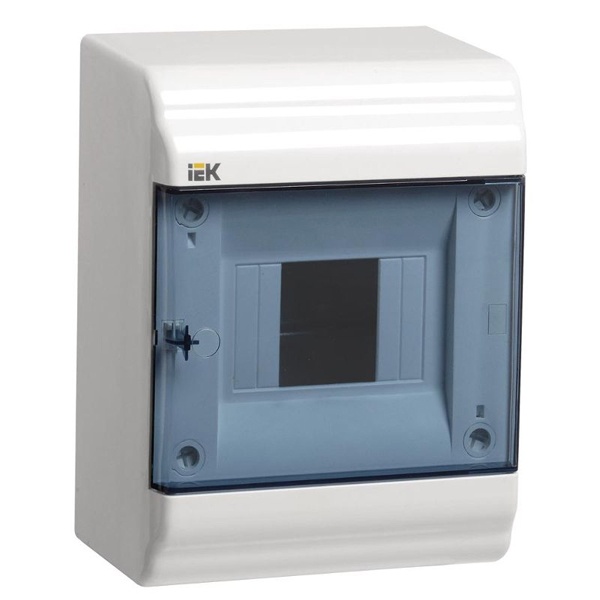 Бокс ИЭК PRIME ЩРН-П-4 модуля навесной пластик IP41 прозрачная дверь