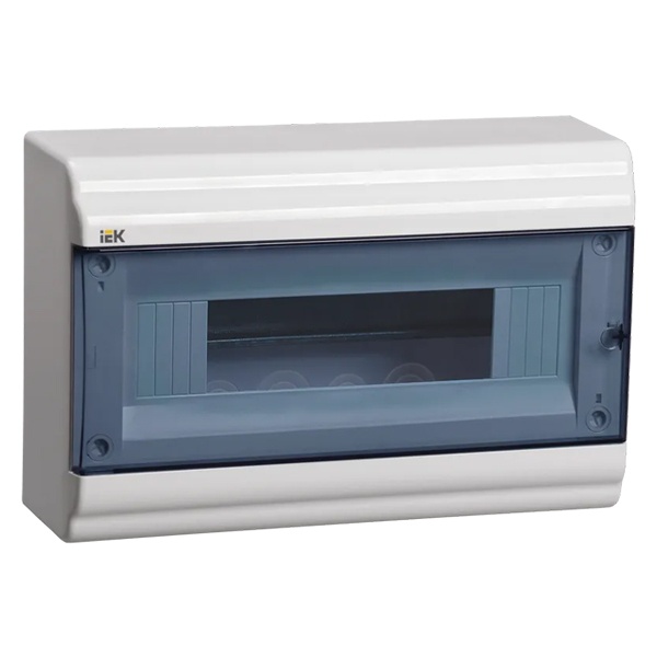 Бокс ИЭК PRIME ЩРН-П-12 модулей навесной пластик IP41 прозрачная дверь