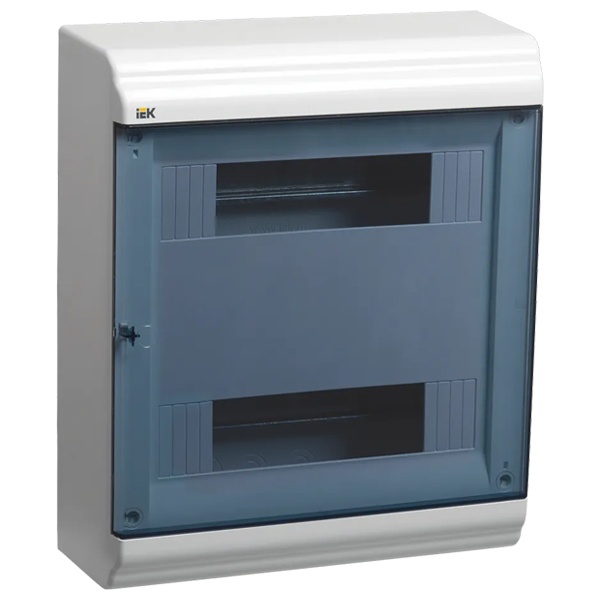 Бокс ИЭК PRIME ЩРН-П-24 модуля (2х12) навесной пластик IP41 прозрачная дверь