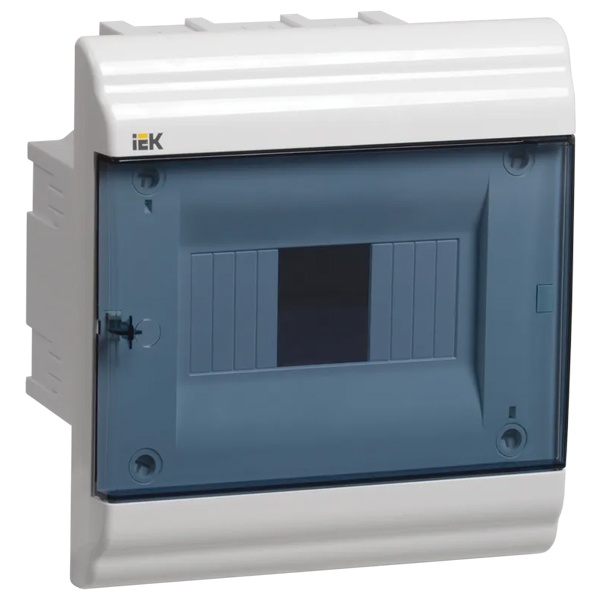 Бокс ИЭК PRIME ЩРВ-П-6 модулей встраиваемый пластик IP41 прозрачная дверь