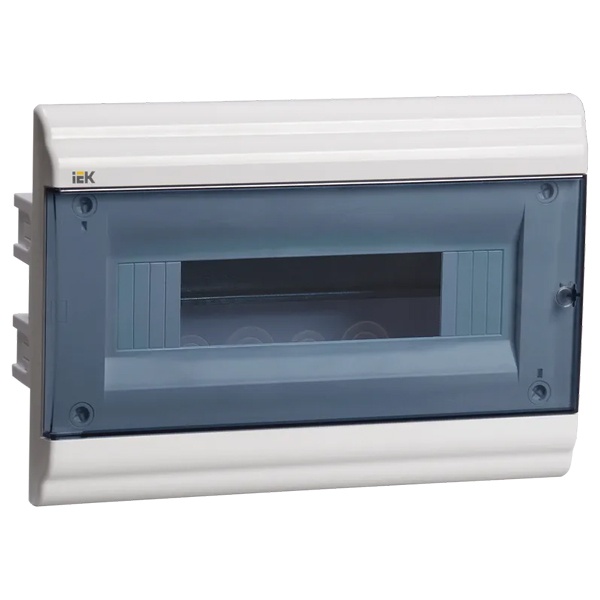Бокс ИЭК PRIME ЩРВ-П-12 модулей встраиваемый пластик IP41 прозрачная дверь