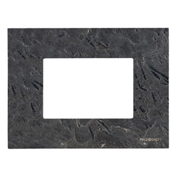 Рамка итальянского стандарта на 3 модуля, серия Zenit, натуральный сланец (N2473 PZ)