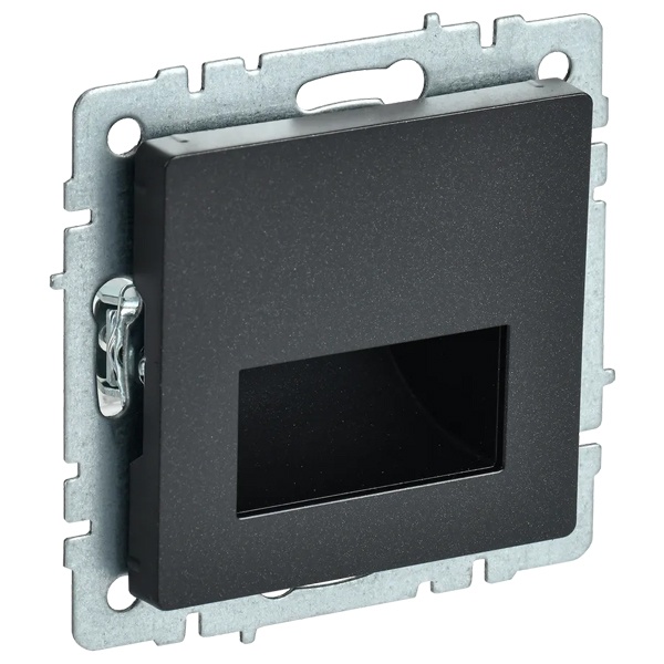 Подсветка ИЭК BRITE LED встраиваемая черный (ПЛ20-БрЧ)